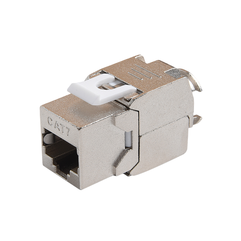 SMT-1061T8C7-FTP 180 درجه محافظ Cat7 Toolless Jack Jack