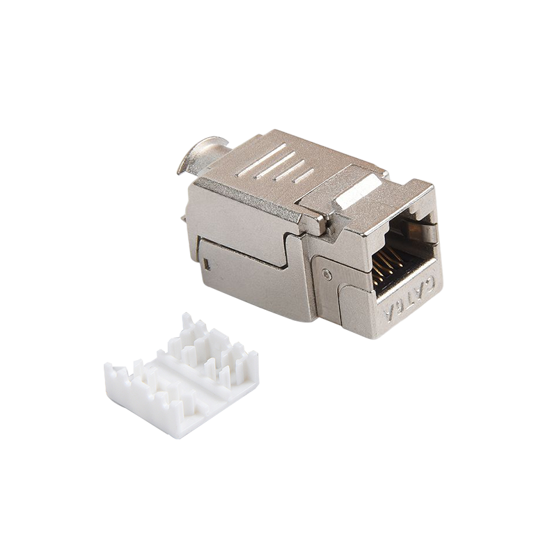SMT-1048T8C6A-FTP 90 درجه محافظ Cat6a Toolless Jack Jack